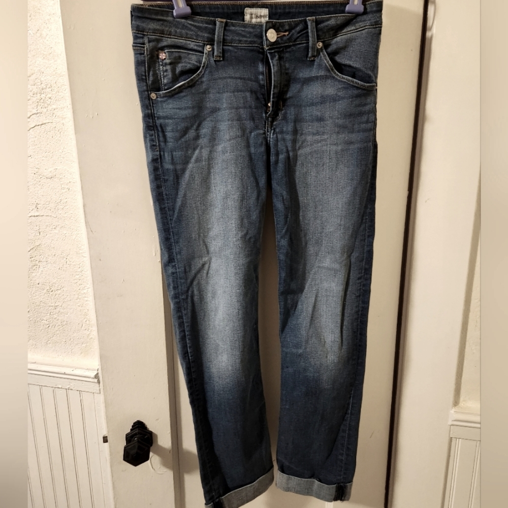 *Size 28 Cuffed boot cut Hudson Jeans